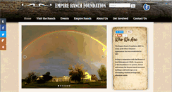 Desktop Screenshot of empireranchfoundation.org