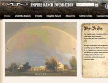 Tablet Screenshot of empireranchfoundation.org